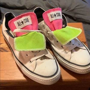 Watermelon tongue chuck Taylor’s